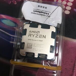AMD Ryzen 5 7500F Processor - Silver and Black